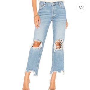 Maggie Straight Jean in Light Denim